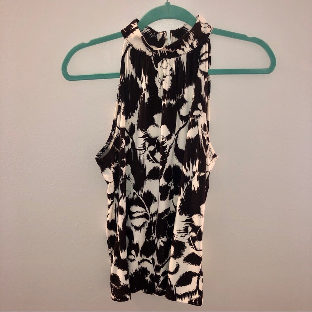 NWT Michael Kors-  printed blouse Size Small.